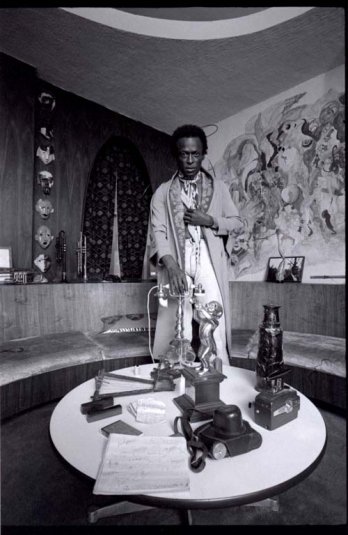 Miles Davis in his house, West 77th Street, New York, 1971_Anthony Barboza