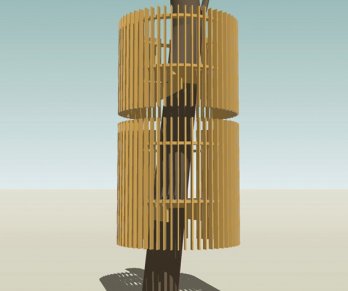 Patrick Martinez/Tree House2 by Patrick Matinez and Thomas Gerhardt_Blank Bubble.