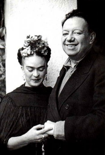 Frida Kahlo et Diego Rivera, 1940