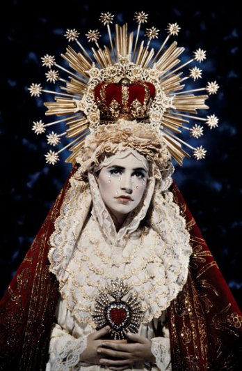 Pierre and Gilles_La Madone au coeur bless, 1991_Galerie Jrme de Noirmont_Paris