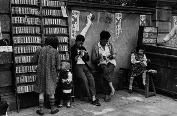 Tata Sam Bejan_Library in the street, Shanga, 1949