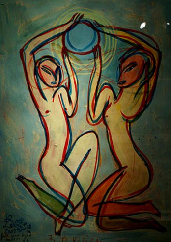 Carlito Dalceggio_Oeuvre picturale