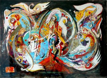 Carlito Dalceggio_Oeuvre picturale
