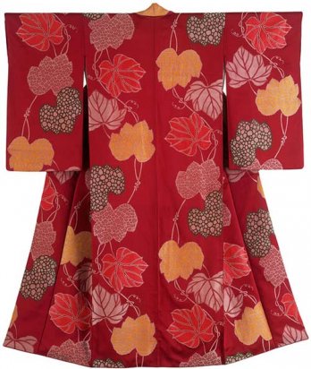 Kimono for woman_Showa period, 1930-1950_Montgomery Collection