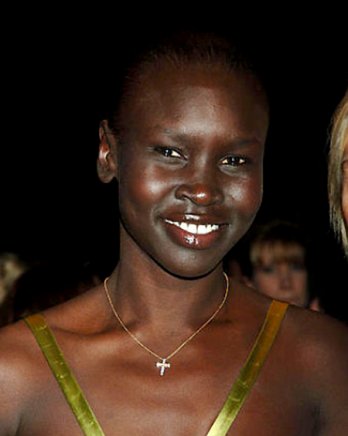 alek wek face. Alek Wek