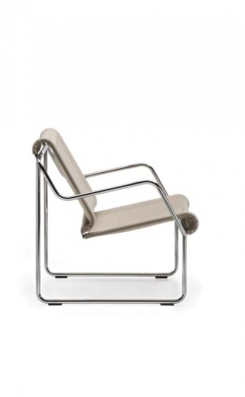 Yrj Kukkapuro/Pressu Seat 1972_Tubular steel, cotton Haimi