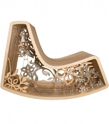 Gudrun Lilja - Studiobility, Rocking Beauty, 2006, fauteuil à bascule_Toolsgalerie_Gudrun Lilja-Studiobility