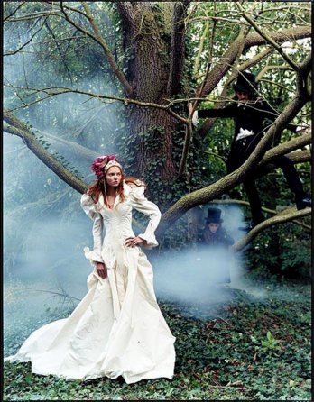 Lily Cole in Chateau near paris 