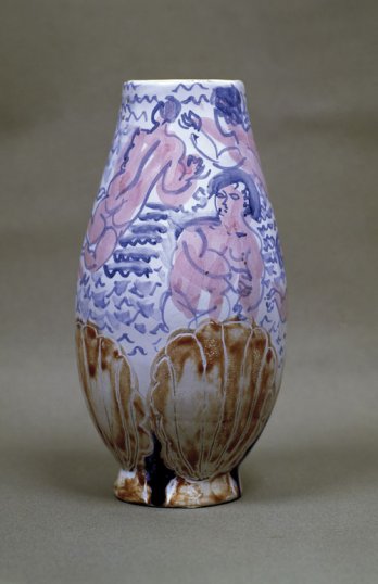 Raoul Dufy/Llorens Artigas_Vase with women bathers and shell fish_adagp