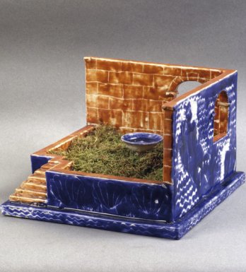 Raoul Dufy/Llorens Artigas, Nicola Rubio_Small blue garden_Private Collection, adagp