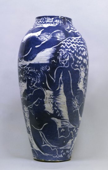 Raoul Dufy/Llorens Artigas_Vase with women bathers, 1925_Adagp, private collection